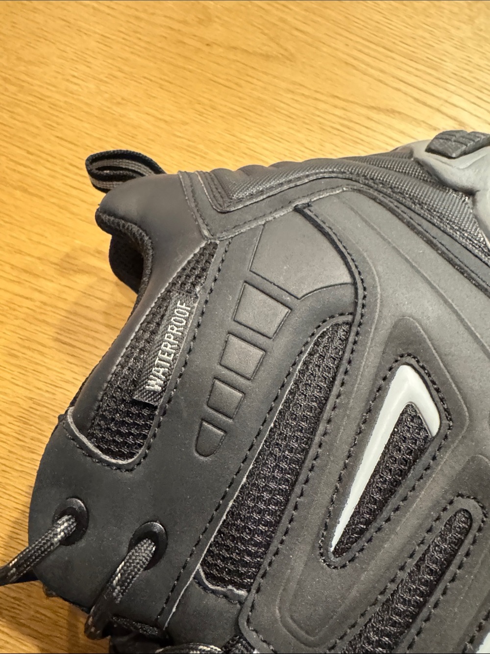 Men's All-Black Athletic Trail Sneakers - Picture 10 of 15